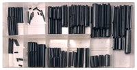 120 Piece Black Industrial Roll Pin Assortment Kit