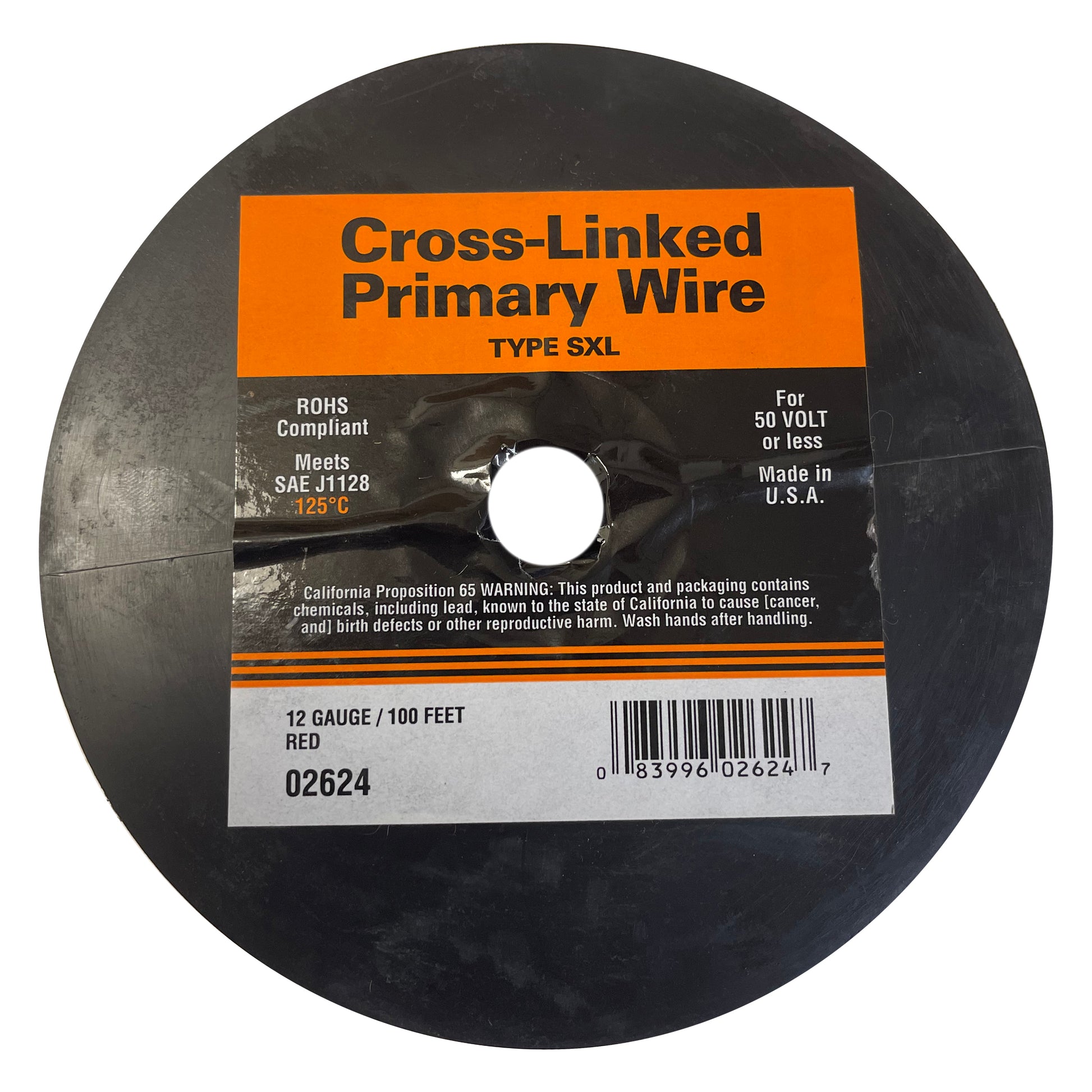 WIRE, PRIMARY SXL 12 GA 100' 125 RED