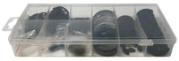 300 Piece Black Industrial E-Clip Assortment Kit