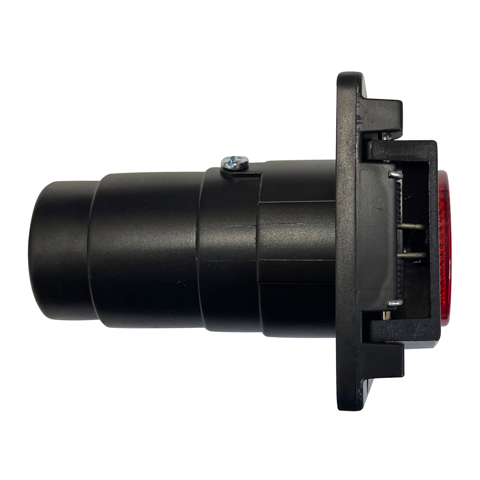 7 Way RV Trailer Blade Connector Socket With Reflector Dust Cover