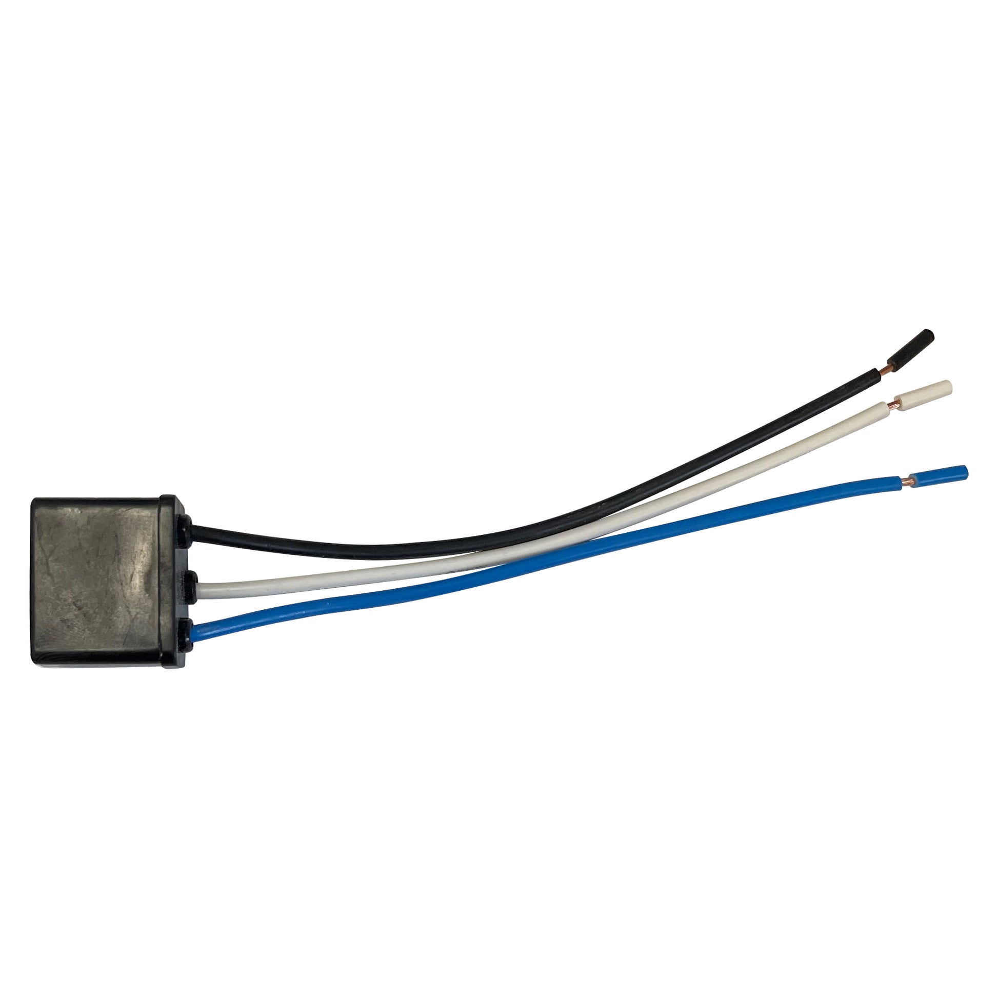 HD Headlamp Replacement Socket Plug Pigtail Harness Fits 9003 H4 Low Beam Bulb - 3 Wire