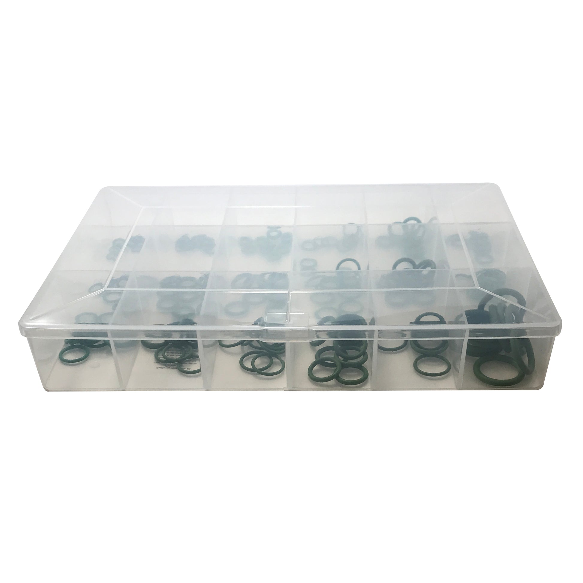 180 Piece O'Ring Assortment Kit for R12 & R134a A/C Systems - 18 Sizes