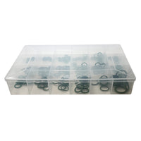 180 Piece O'Ring Assortment Kit for R12 & R134a A/C Systems - 18 Sizes
