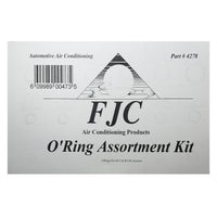 180 Piece O'Ring Assortment Kit for R12 & R134a A/C Systems - 18 Sizes