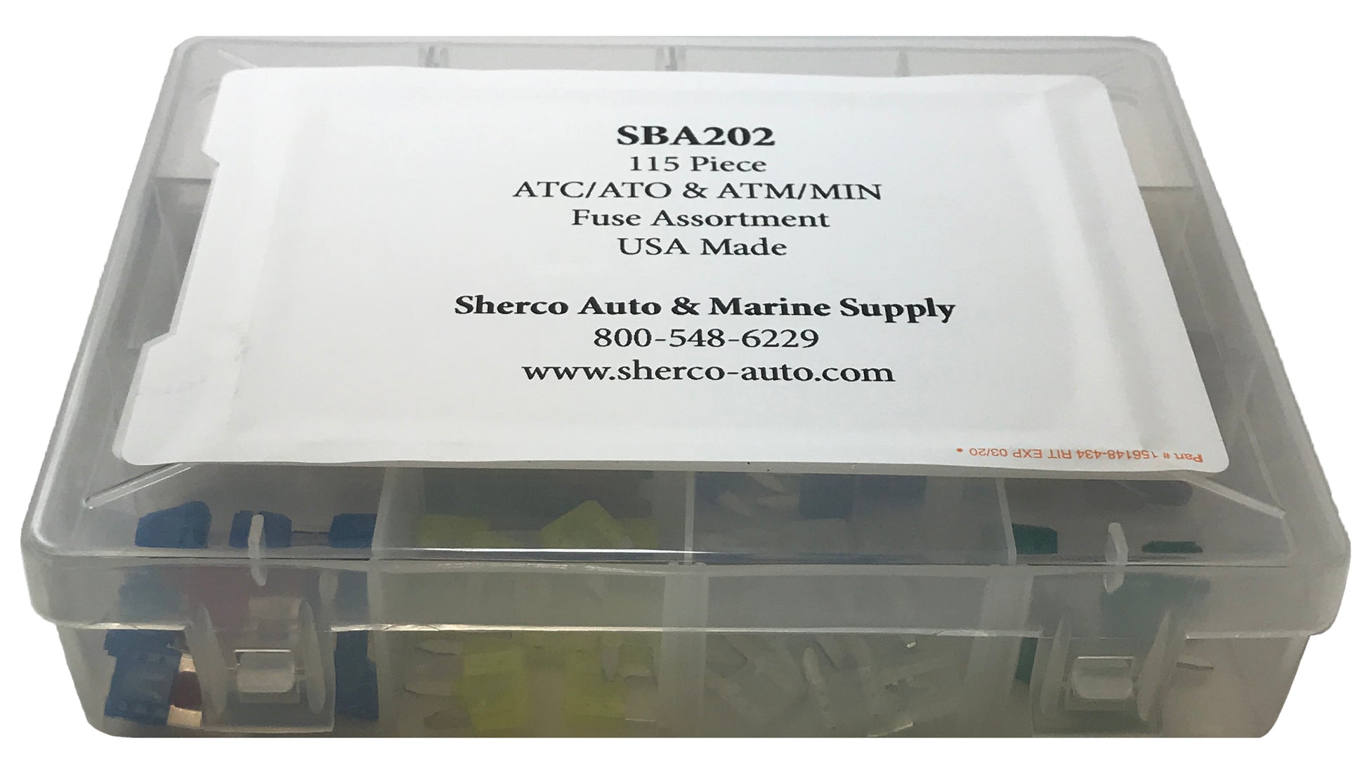 115 Piece ATC/ATO and ATM/MIN Blade Fuse Assortment - USA Made