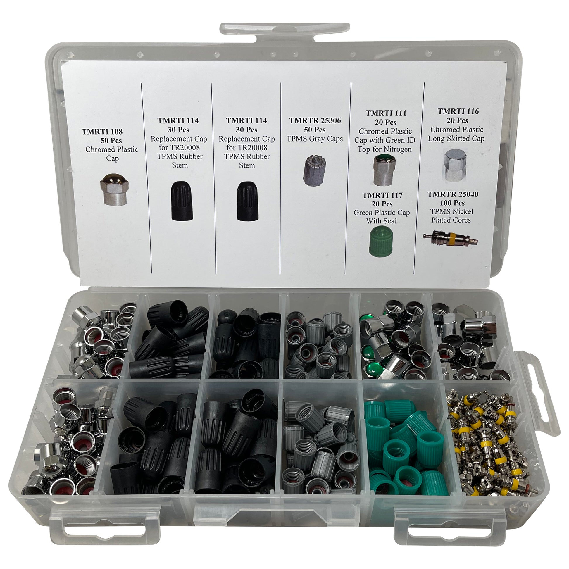 320 Piece TPMS Sealing Cap And Core Kit
