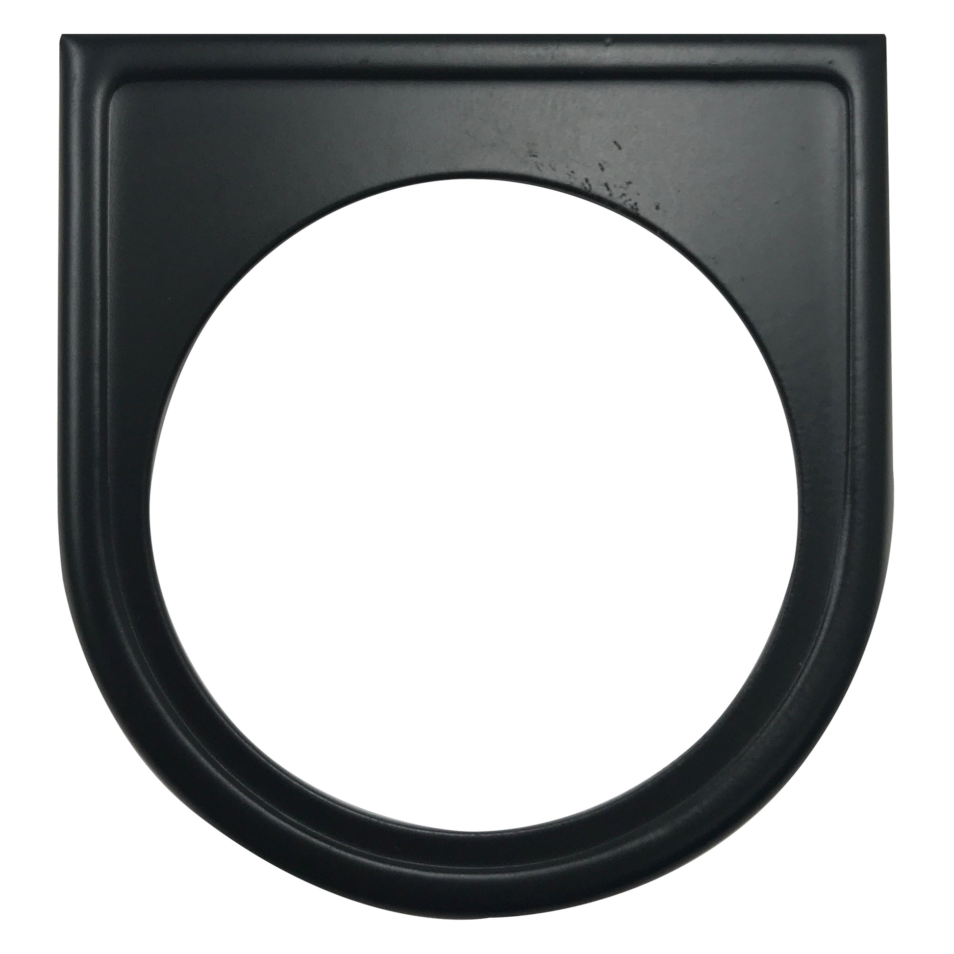 Universal Metal Black Under Dash Single Gauge Mounting Panel 2-1/16 Inch