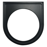 Universal Metal Black Under Dash Single Gauge Mounting Panel 2-1/16 Inch