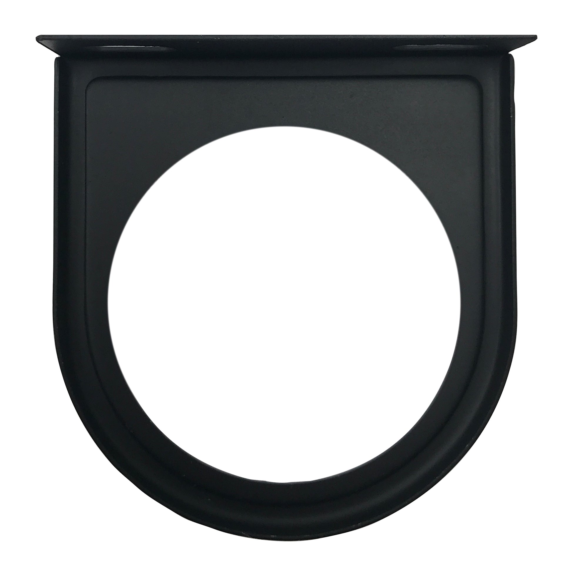 Universal Metal Black Under Dash Single Gauge Mounting Panel 2-1/16 Inch