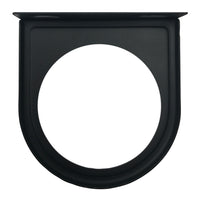 Universal Metal Black Under Dash Single Gauge Mounting Panel 2-1/16 Inch