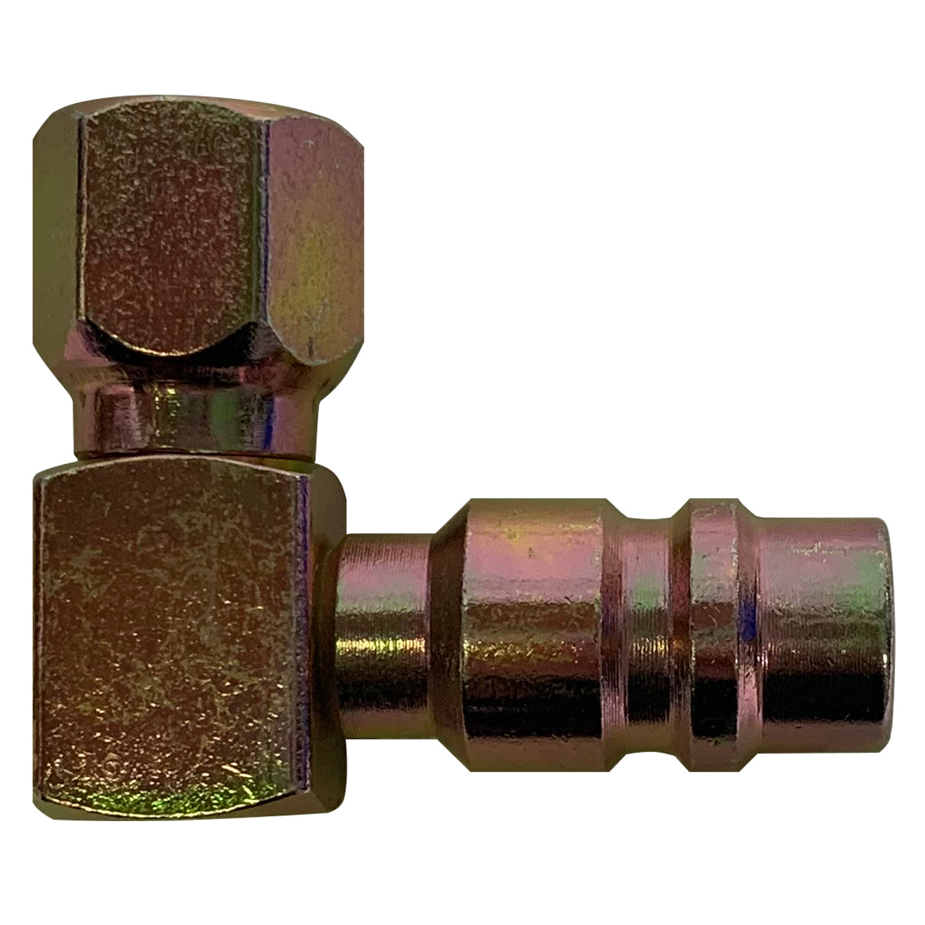 Package of (5) FJC #2632 A/C Low Side 90° Degree 1/4" R12 to R134a Retrofit Adapter Fitting