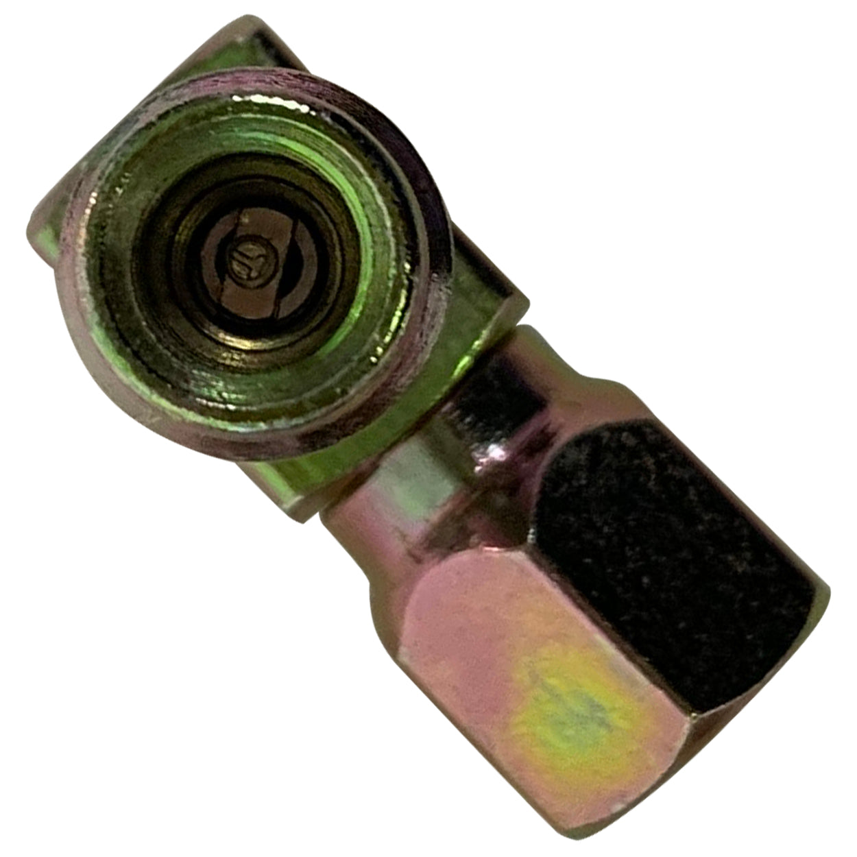 Package of (5) FJC #2632 A/C Low Side 90° Degree 1/4" R12 to R134a Retrofit Adapter Fitting