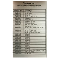 450 Piece Vinyl Adhesive Labeling Wire Marker Book