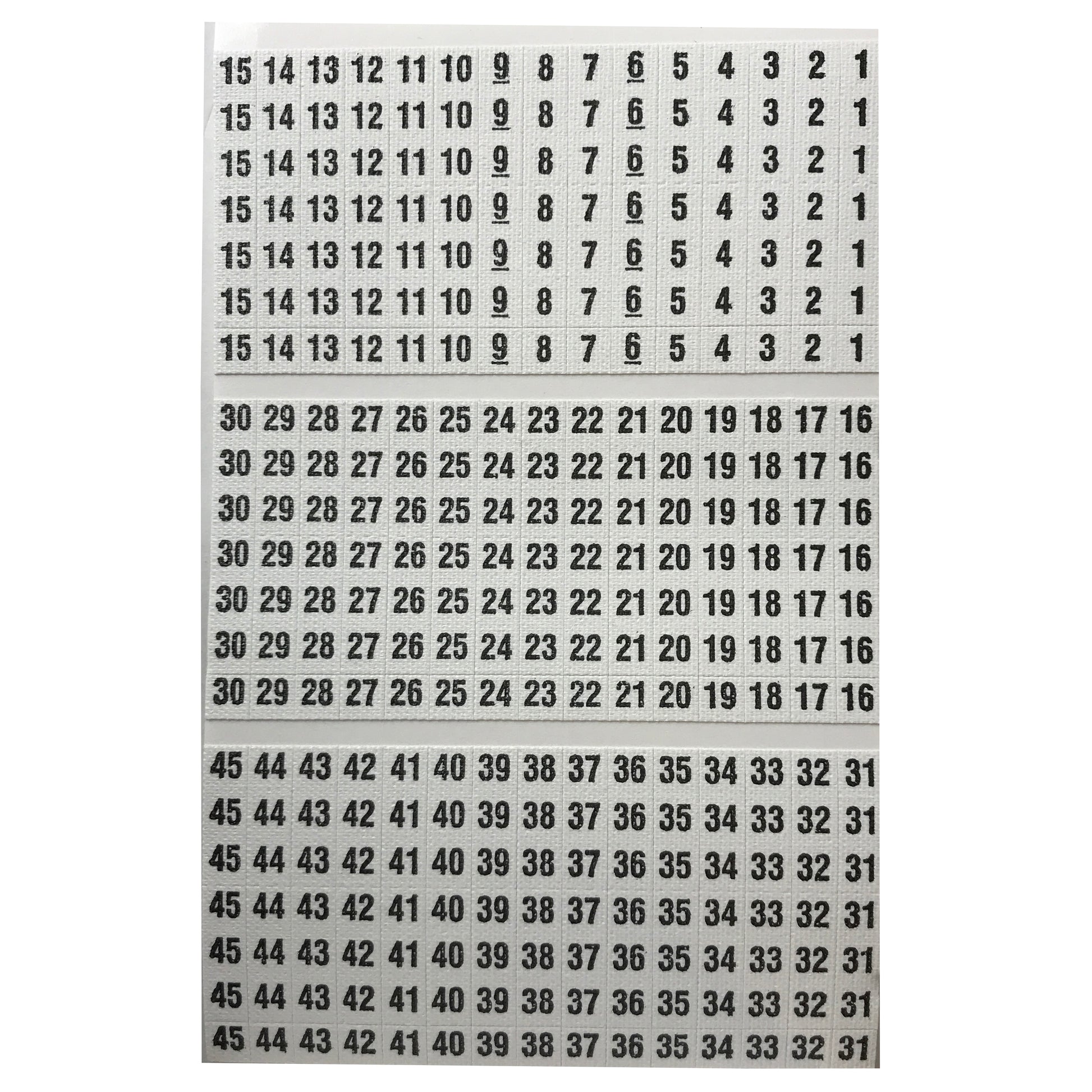 450 Piece Vinyl Adhesive Labeling Wire Marker Book