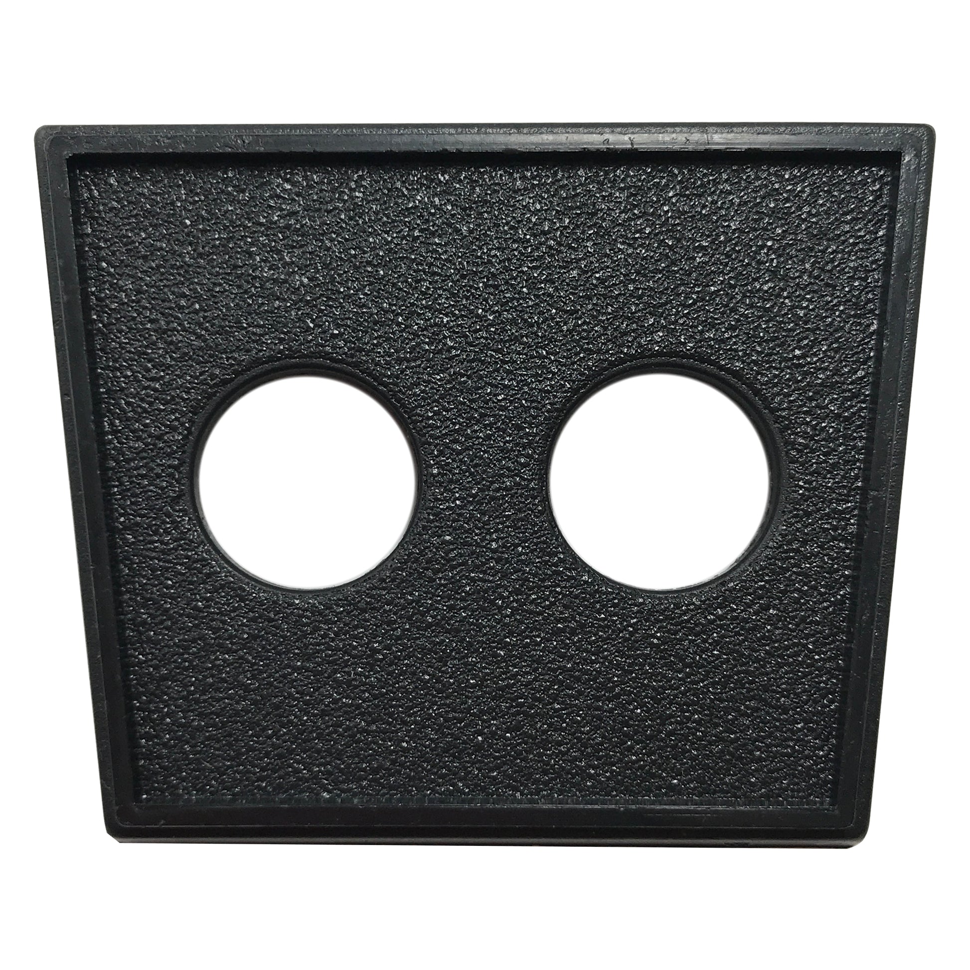 Switch Mounting Panel Double 1/2" Diameter Round Hole for Two Mounted Toggle Switches