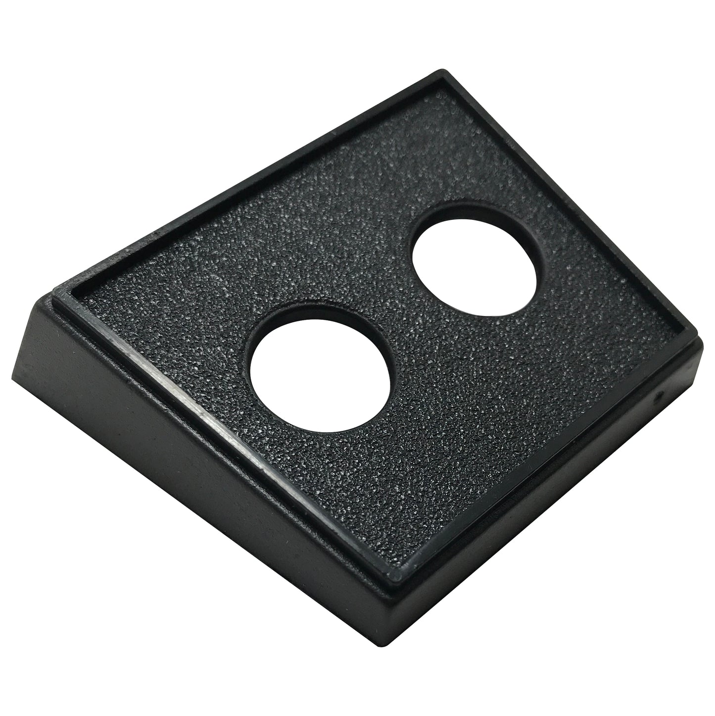 Switch Mounting Panel Double 1/2" Diameter Round Hole for Two Mounted Toggle Switches