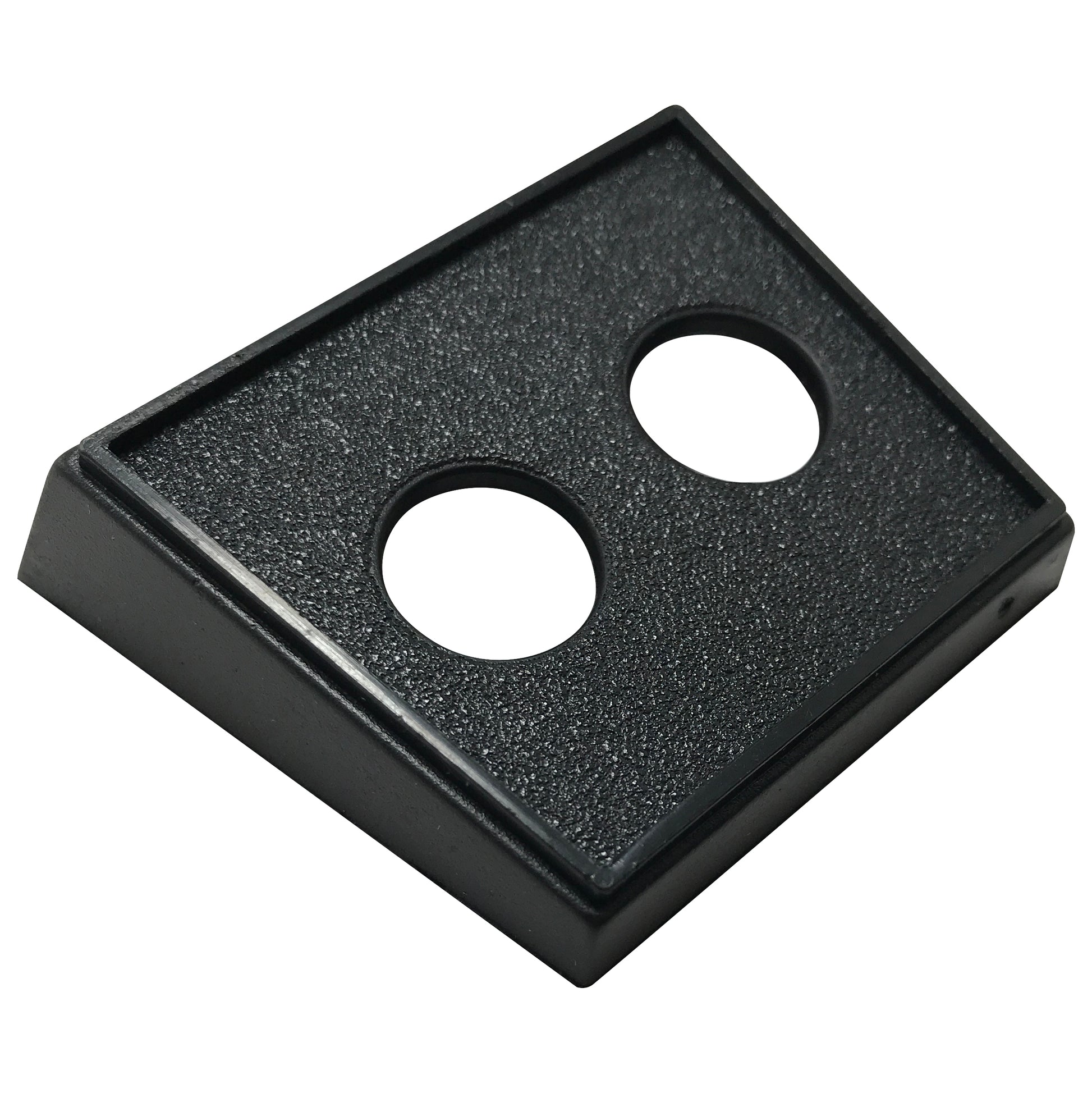 Switch Mounting Panel Double 1/2" Diameter Round Hole for Two Mounted Toggle Switches
