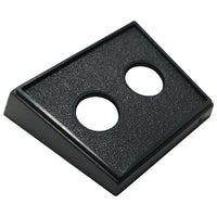 Switch Mounting Panel Double 1/2" Diameter Round Hole for Two Mounted Toggle Switches
