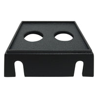 Switch Mounting Panel Double 1/2" Diameter Round Hole for Two Mounted Toggle Switches