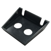 Switch Mounting Panel Double 1/2" Diameter Round Hole for Two Mounted Toggle Switches