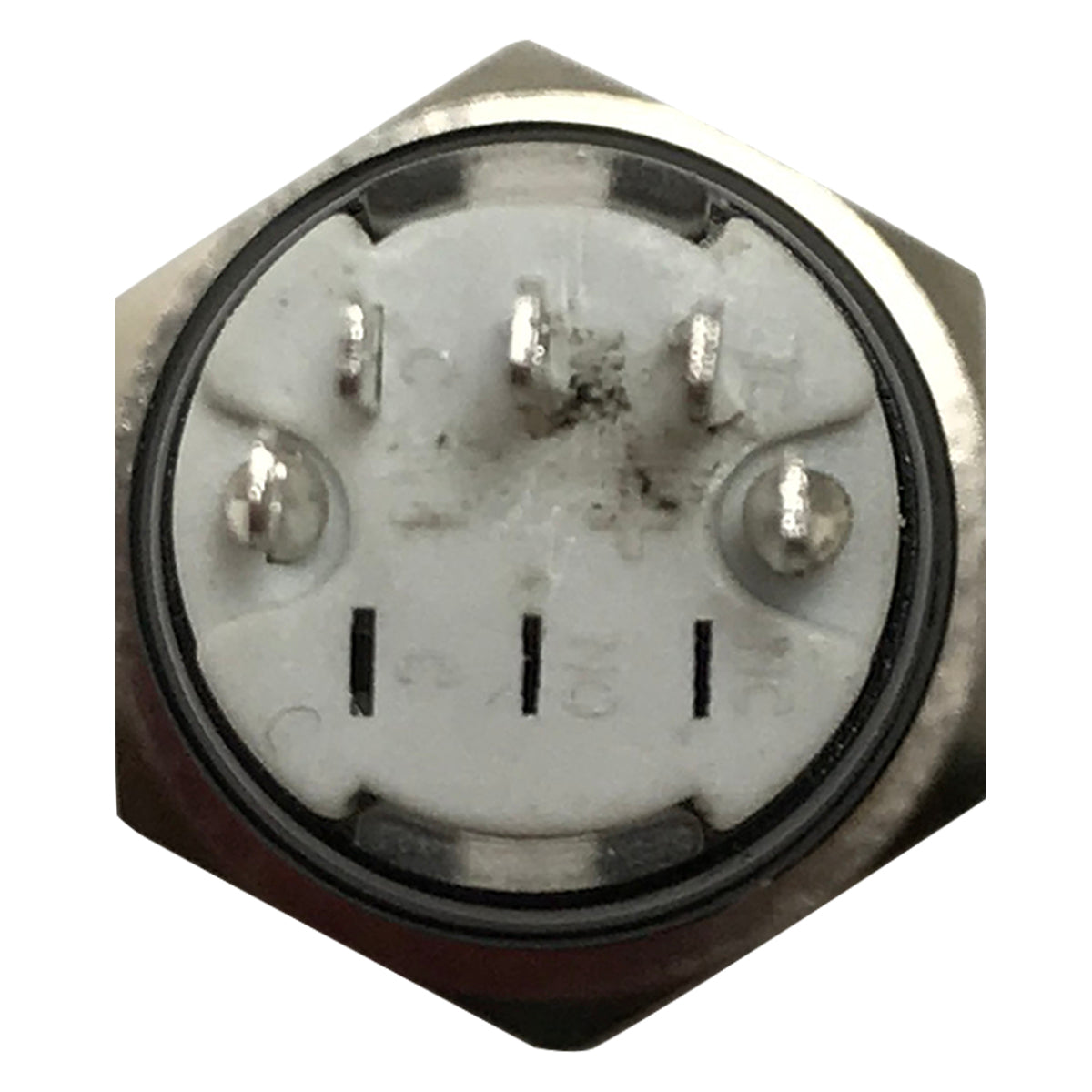 Red LED Black Metal Latching Push Button Switch On Off 12V - 16mm Mounting