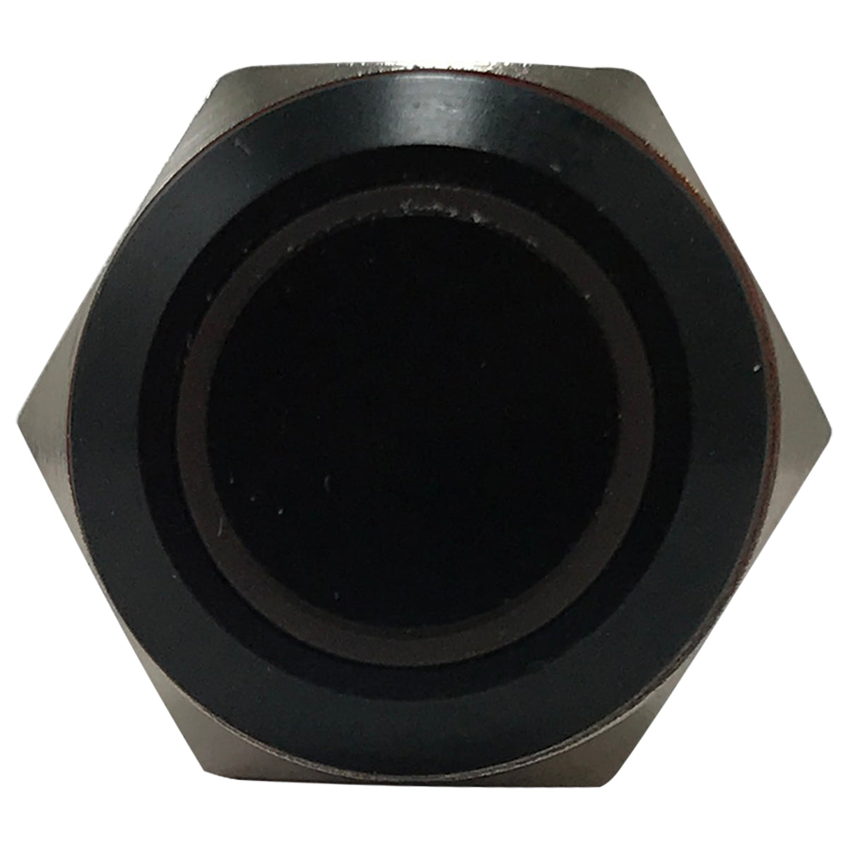 Red LED Black Metal Latching Push Button Switch On Off 12V - 16mm Mounting
