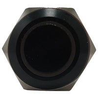 Red LED Black Metal Latching Push Button Switch On Off 12V - 16mm Mounting