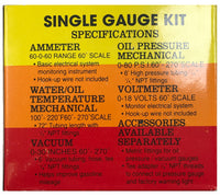 Sun East Chrome 2" Mechanical Water Temperature Gauge Kit 130-280°F