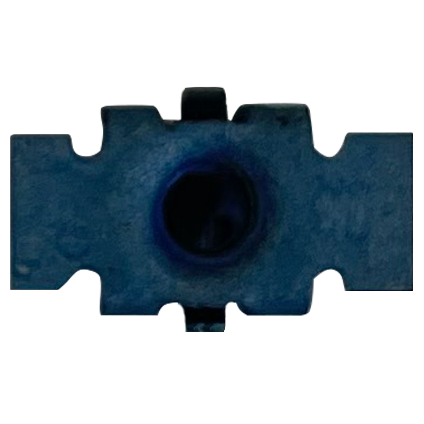 Blue Finish Mid Panel Nuts #8 (4.20 mm) Screw Size - 25 Pack