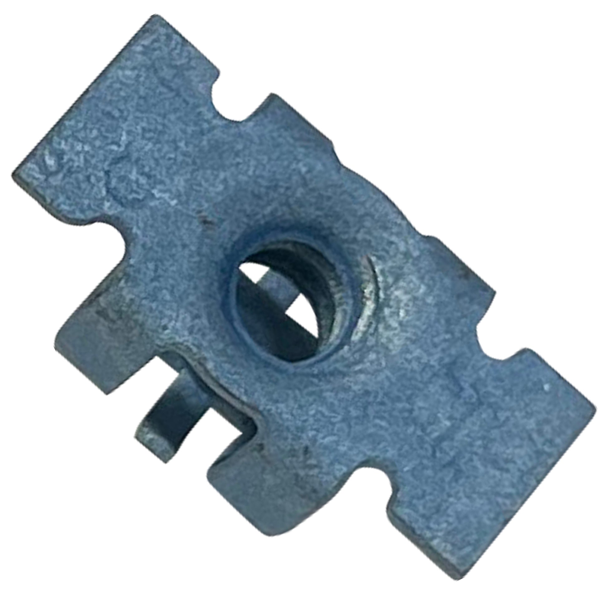Blue Finish Mid Panel Nuts #8 (4.20 mm) Screw Size - 25 Pack