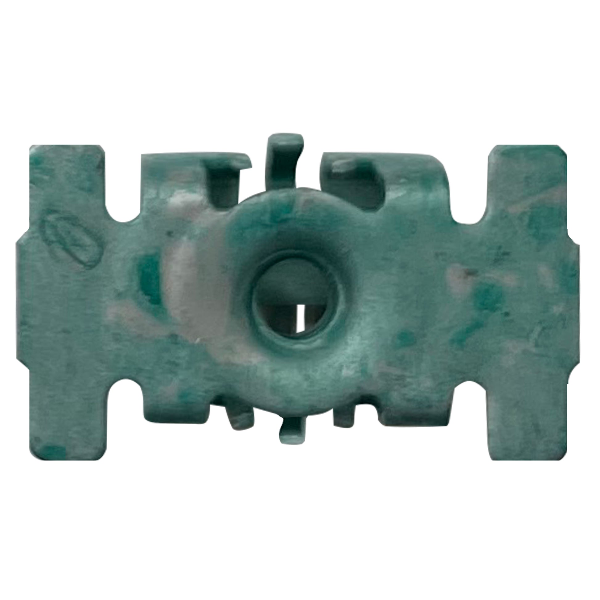 Green Bracket Retainer Nuts #8 (4.20 - 1.41 mm) Screw Size - 15 Pack