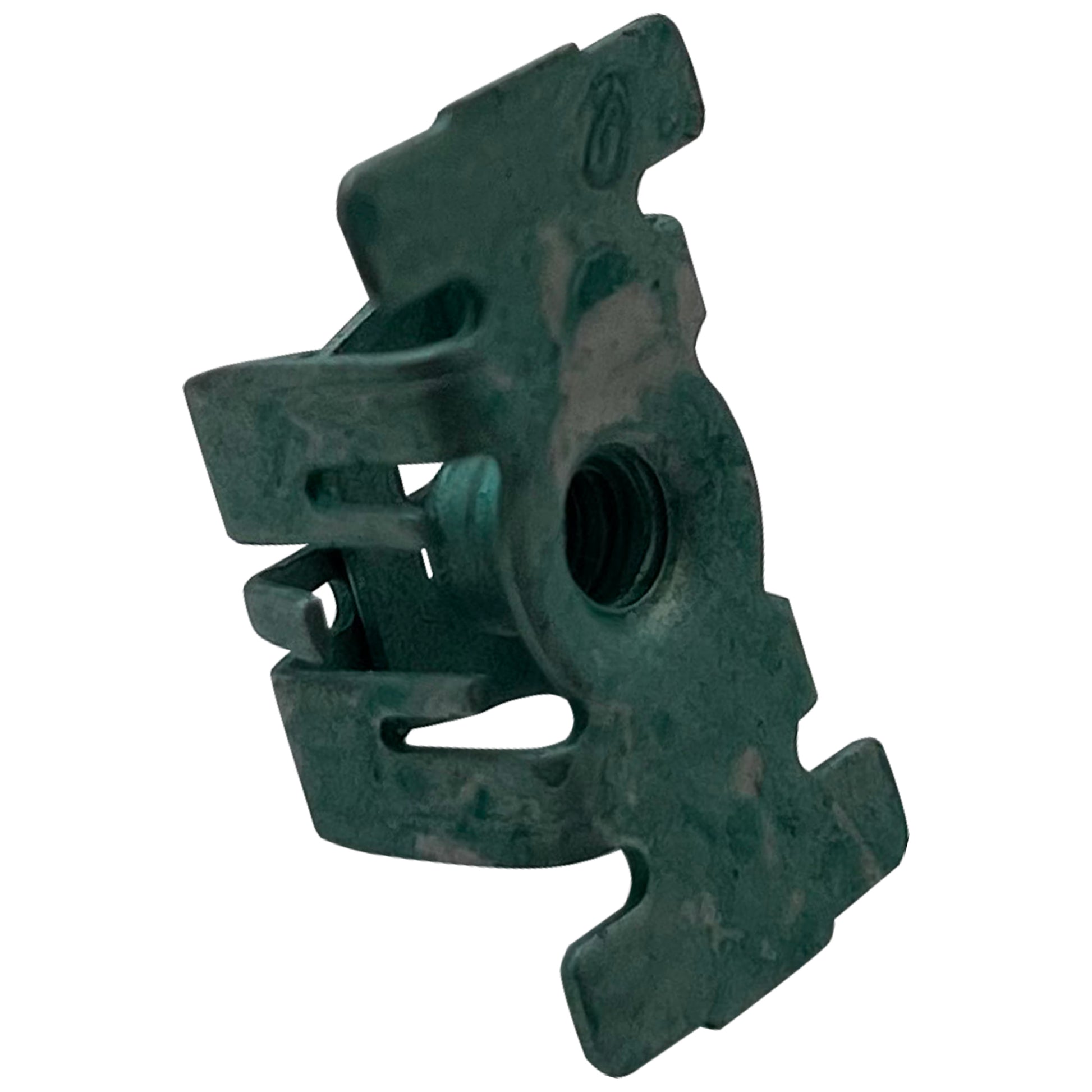 Green Bracket Retainer Nuts #8 (4.20 - 1.41 mm) Screw Size - 15 Pack