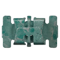 Green Bracket Retainer Nuts #8 (4.20 - 1.41 mm) Screw Size - 15 Pack
