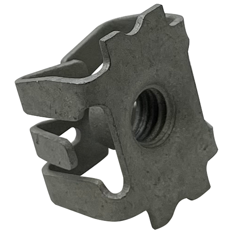 Zinc Organic Panel Nuts (6 - 1.00 mm) Thread Size - 10 Pack