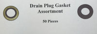50 Piece Combo Oil Drain Plug Gasket Assortment Kit