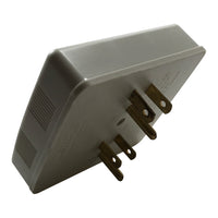 6 Outlet Electrical Multi Plug Wall Adapter Tap 3" x 5" Box 15A 125V [UL Listed]