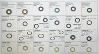 185 Piece Large Oil Drain Plug Gasket Assortment Kit