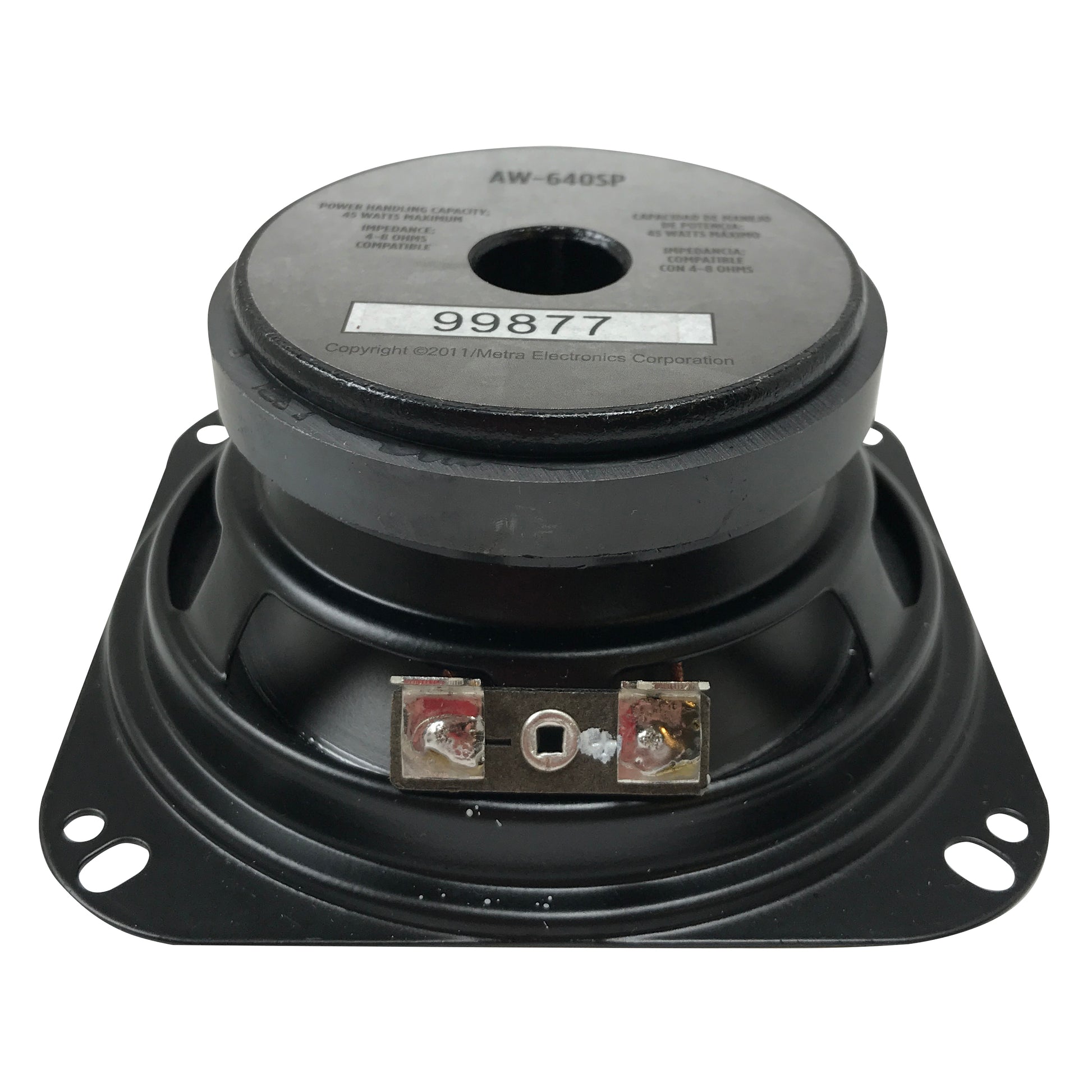 Raptor 4" OEM Replacement Dual Cone Speaker 2-Way 45 Watts 4-8 OHMS Car Audio