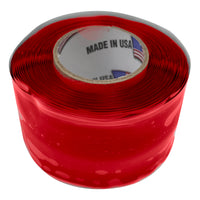 Deka Marine (2) Red & (2) Black Self Fusing Silicone Rescue Tape 1 x 10' FT - USA - 4 Rolls