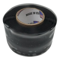 Deka Marine (2) Red & (2) Black Self Fusing Silicone Rescue Tape 1 x 10' FT - USA - 4 Rolls