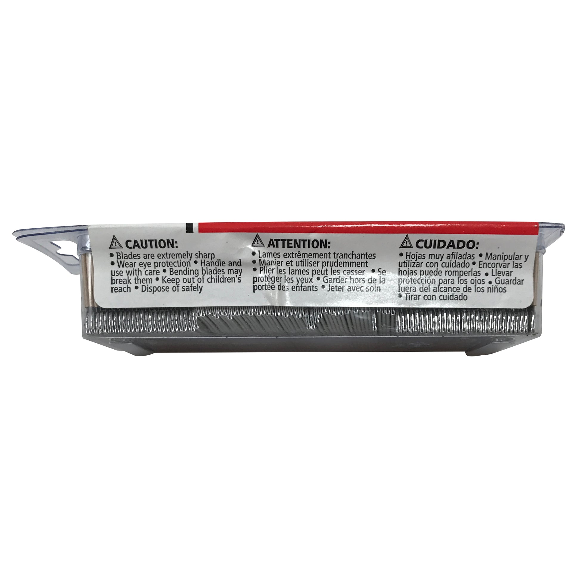 American Line 66-0403 Carbon Steel Back Single Edge Razor Blades .009" / .2286mm - 100 Pack