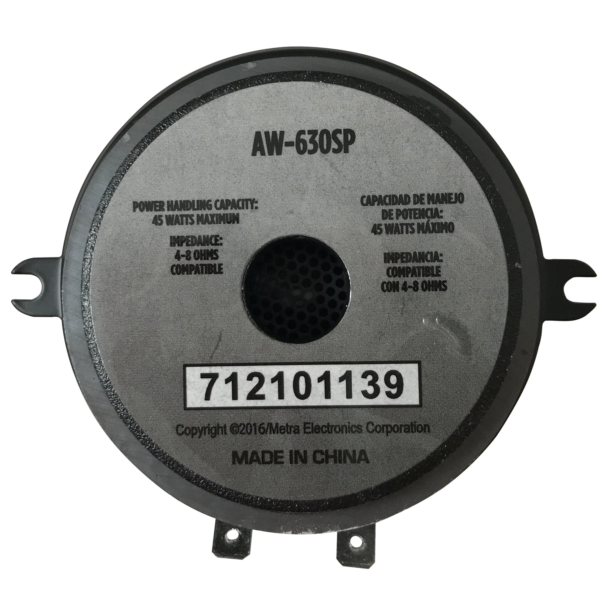 Raptor 3.5" OEM Replacement Dual Cone Speaker 2-Way 45 Watts 4-8 OHMS Car Audio