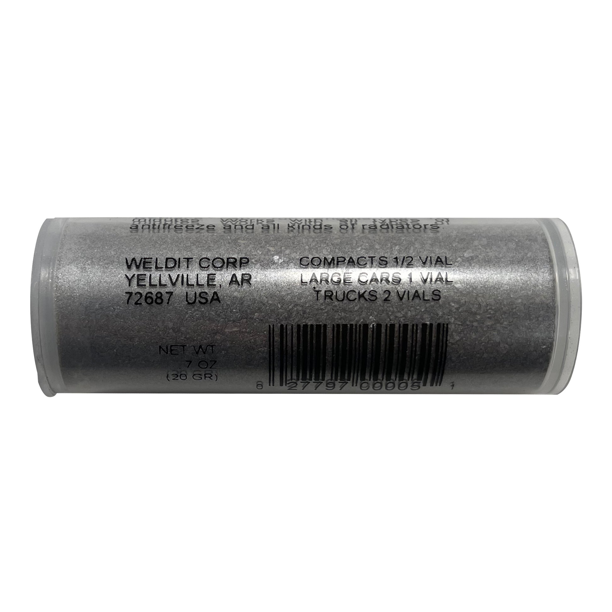 WELDIT # WS-1P Radiator Cooling System Stop Leak Sealer - 20 Gram Each - 24 Vials / Sleeve