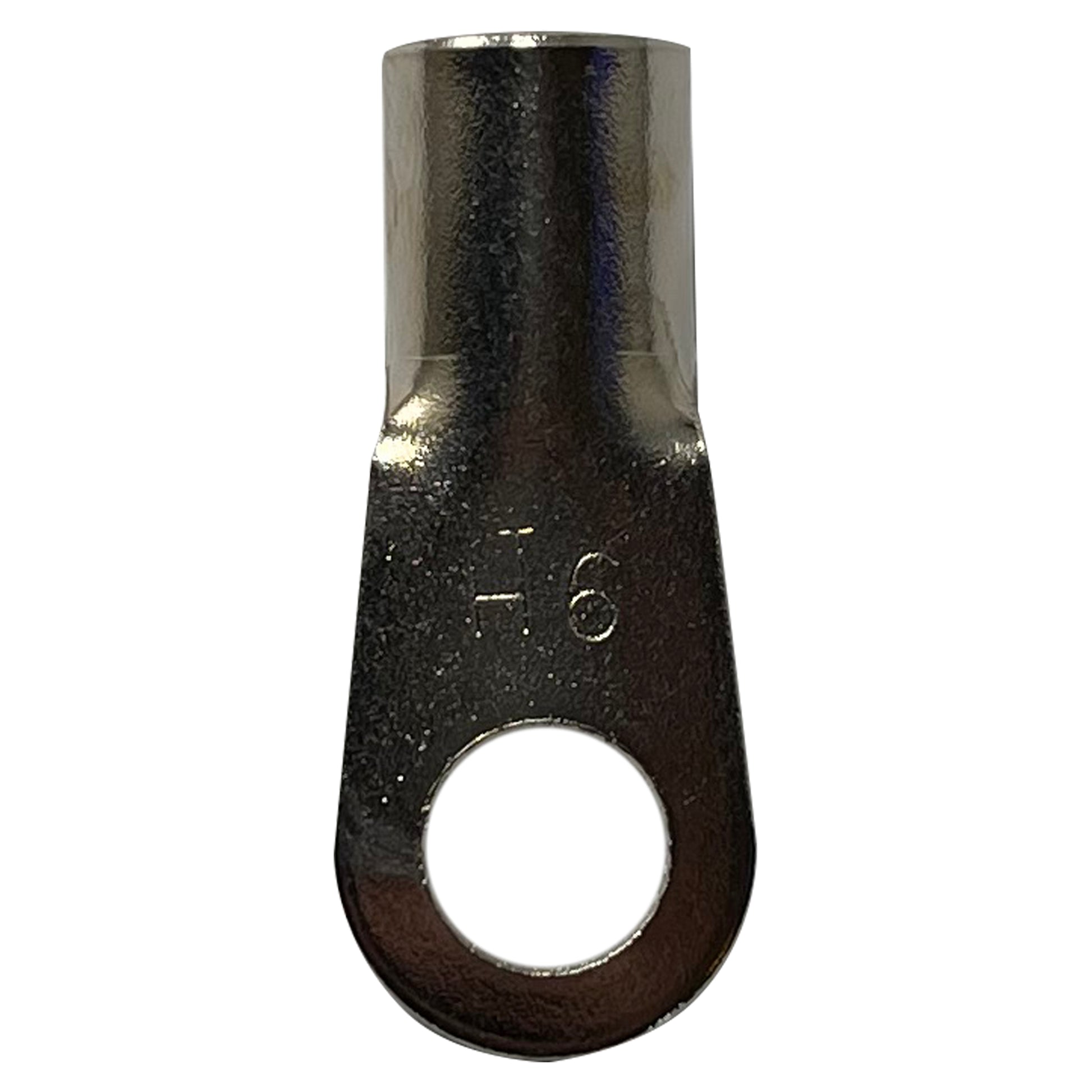 High Temperature Ring Terminal 6 Gauge 1/4" Stud - 100 Pack