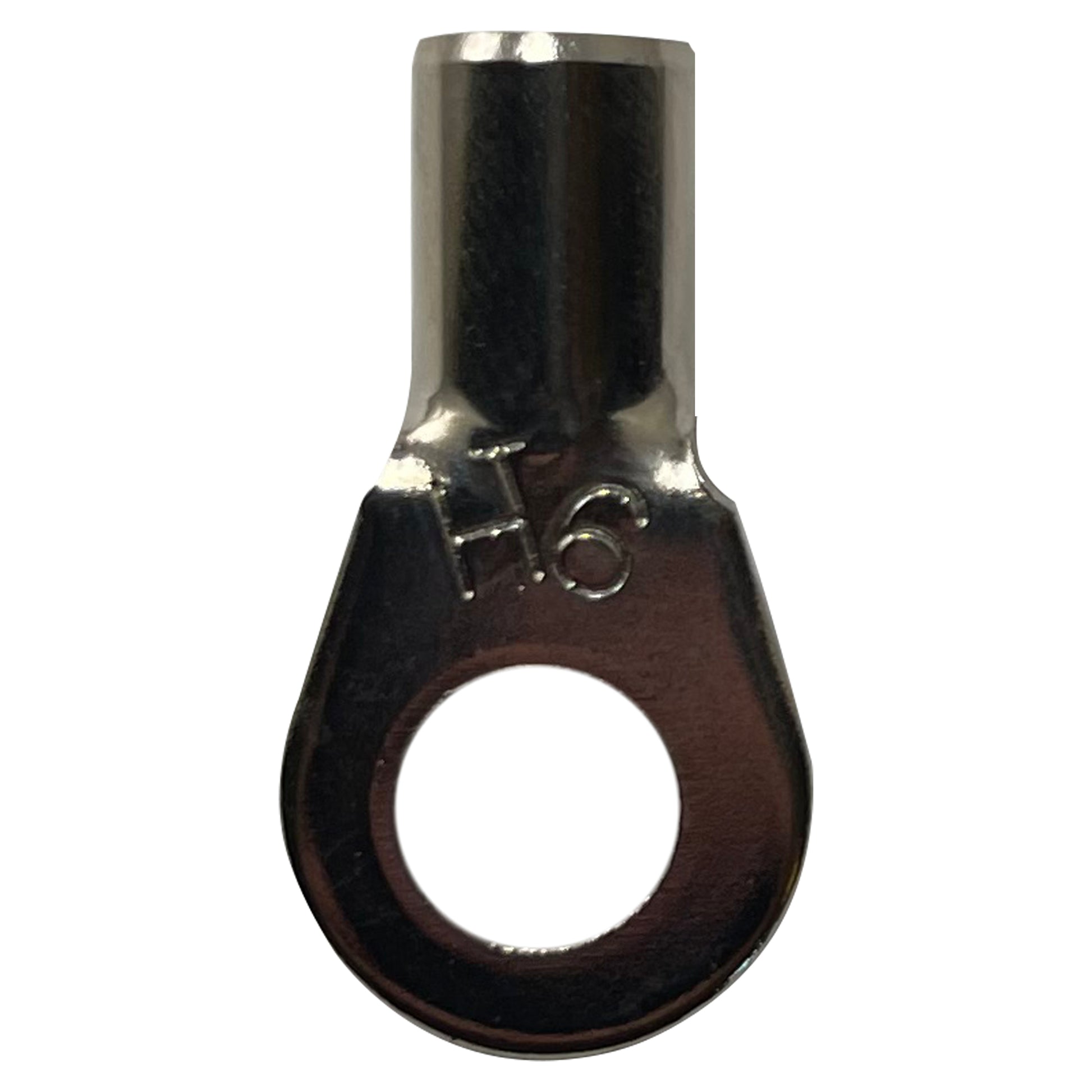 High Temperature Ring Terminal 6 Gauge 5/16" Stud - 100 Pack