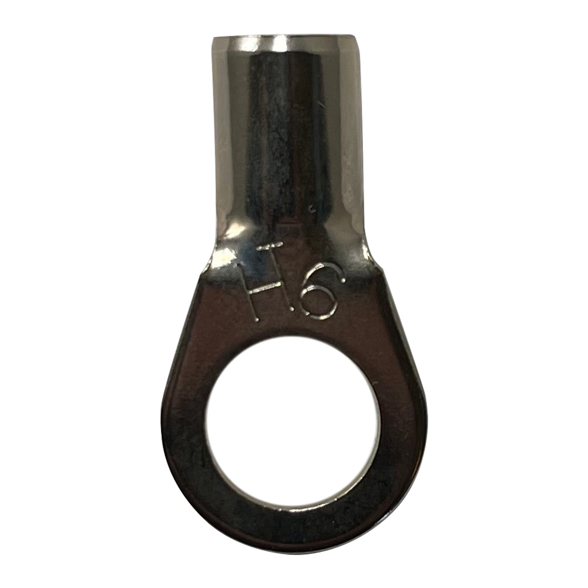 High Temperature Ring Terminal 6 Gauge 3/8" Stud - 100 Pack