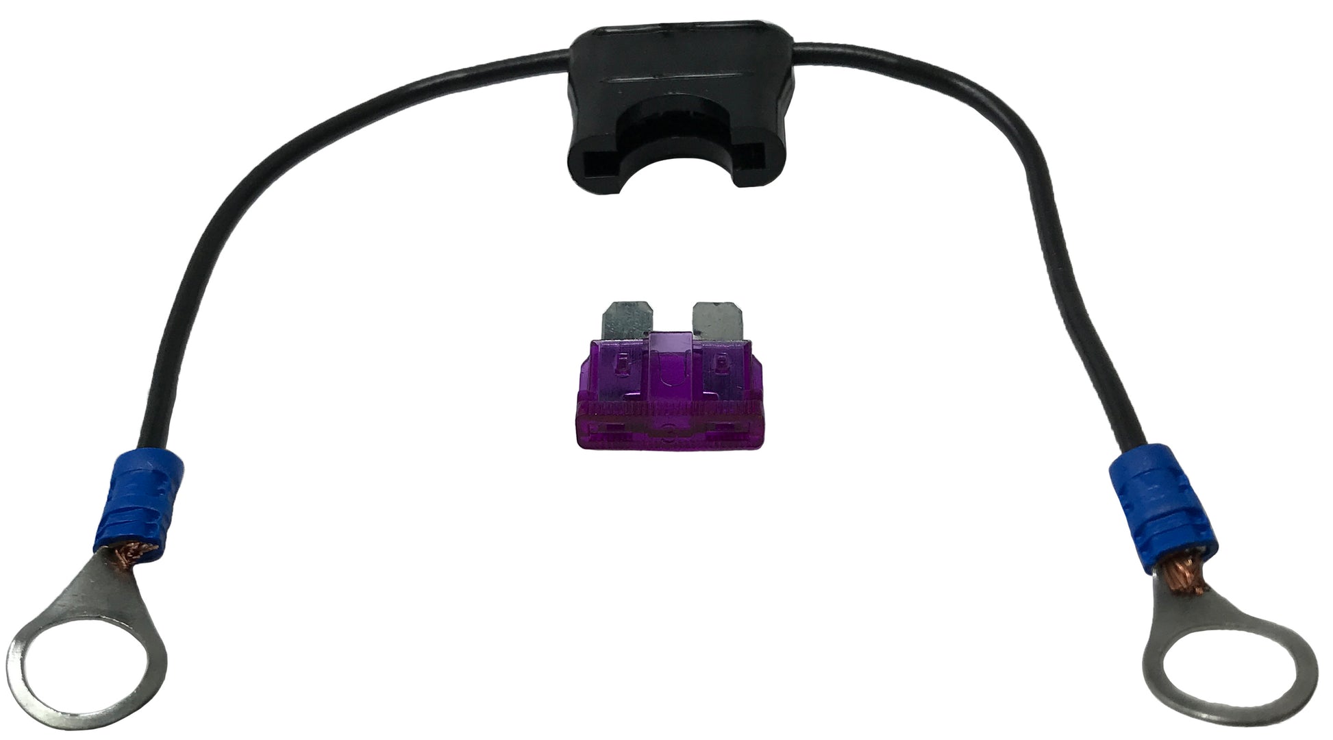 SW102 Fuse Link with 16 Gauge ATC/ATO Fuse Holder - Low Amp Fuse & 5/16 Inch Rings