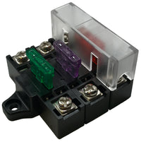 Stack-able ATO/ATC & ATM/MIN Fuse Panel Distribution Block - 3 Pack