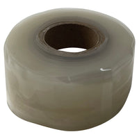 Clear Silicone Rescue Tape Self Fusing Waterproof Repair Wrap 1"W x 12'L x 20mm