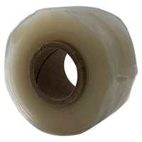 Clear Silicone Rescue Tape Self Fusing Waterproof Repair Wrap 1"W x 12'L x 20mm